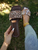 Women Rhinestone Decor Slide Sandals, Glamorous Glass Flat Sandals,Spring Summer Outfits