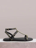 Styleloop Ladies, Spike Buckles, Decoration, Flat Sandals, Roman Sandals Travel Essentials, Bohemian Style, Travel Essentials, Summer Wear, Vacation Atmosphere
